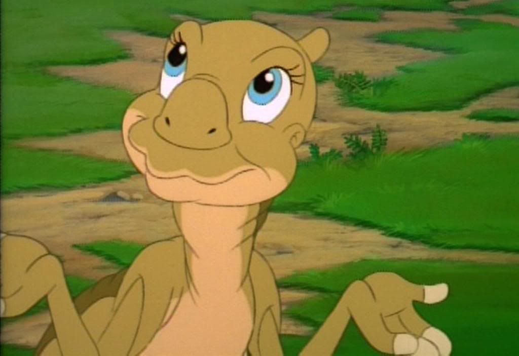 which land before time character says yep yep yep