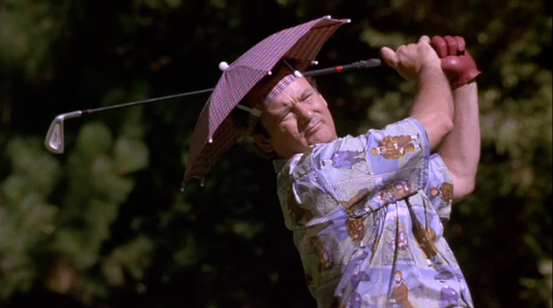 bill murray golf umbrella hat