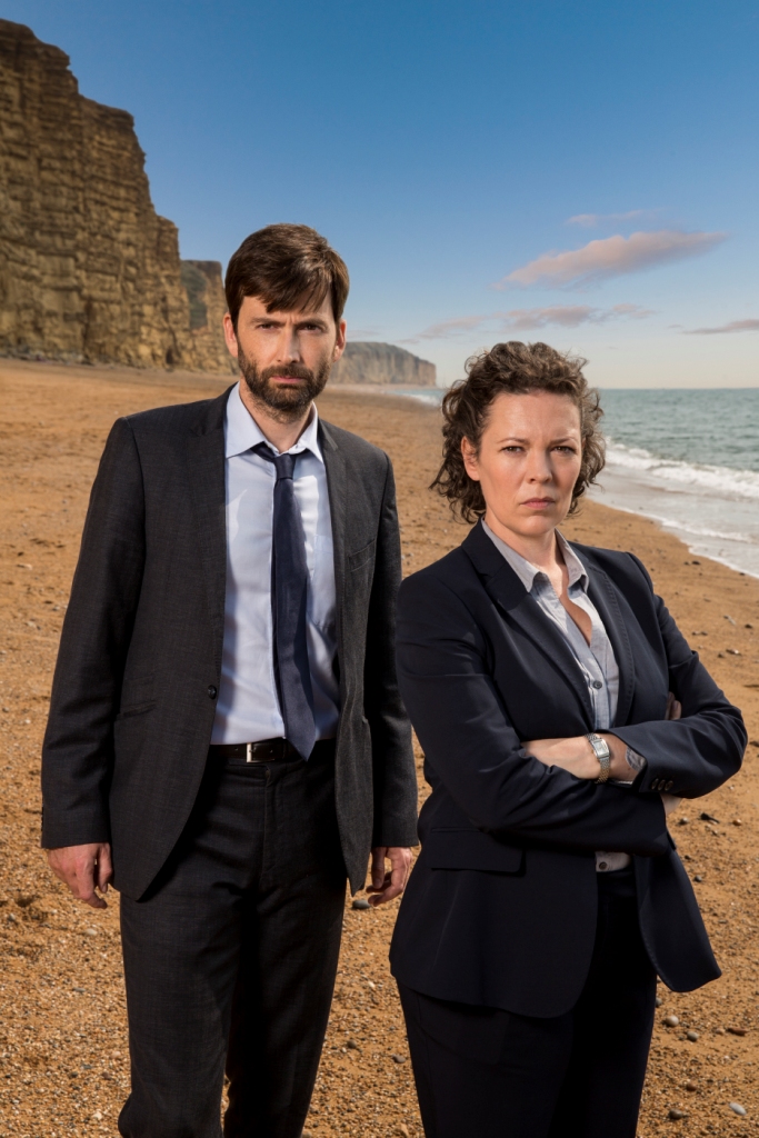 KUDOS FILM AND TELEVISION PRESENTSBROADCHURCH SERIES 2Images are under strict Embargo not to be used before the 20th January.PICTURED : L-R: EVE MYLES, CHARLOTTE RAMPLING, MARIANNE JEAN-BAPTISTE,  ARTHUR DARVILLE,  OLIVIA COLMAN, DAVID TENNANT,PHOEBE WALLER-BRIDGE, ANDREW BUCHAN,  JODIE WHITTAKER, JAMES DARCY,CAROLYN PICKLES and JONATHAN BAILEY.Copyright ITV/Kudos.